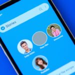 Relacje w aplikacji Messenger wyświetlające się u góry ekranu