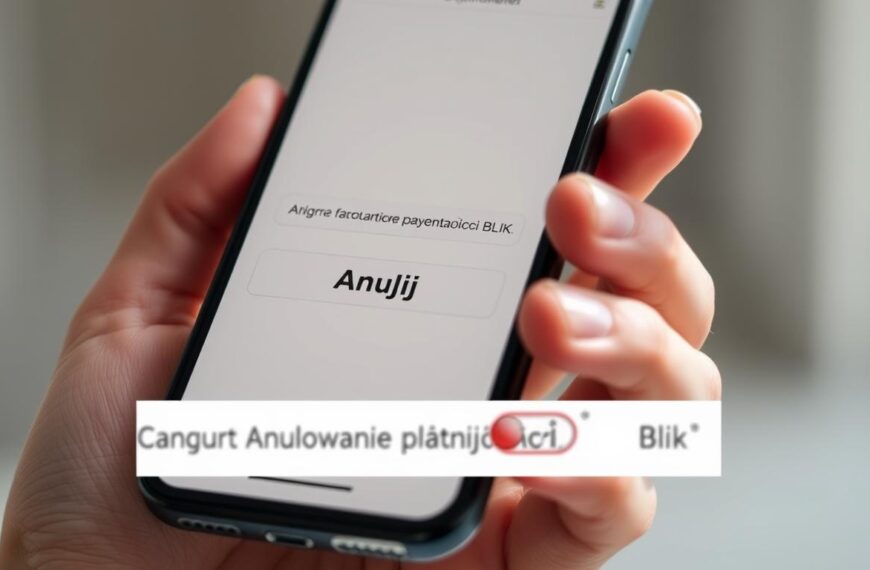 jak anulować płatność blikiem